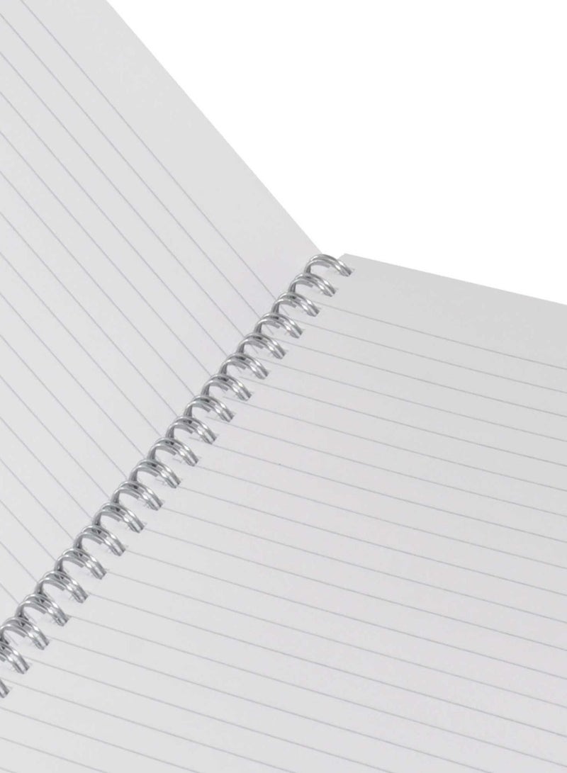 FIS LIGHT Pack of 10  Spiral Soft Cover Notebook, Single Line, 9X7 Inches (22.86 X 20.32 CM) 100 Sheets -LINB971703S - Image 2