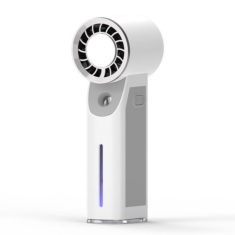 YF Portable Ice-Cooling Fan with Spray and Night Light - Compact, Rechargeable, and Versatile - Image 1