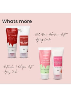 Glamveda Rice & Ceramide Korean Glass Skin Combo Skin Brightening & Anti Dullness Improves Skin Barrier Suitable For Dry To Combination Skin Types Face Wash & Peel Off Mask Combo  - Image 4