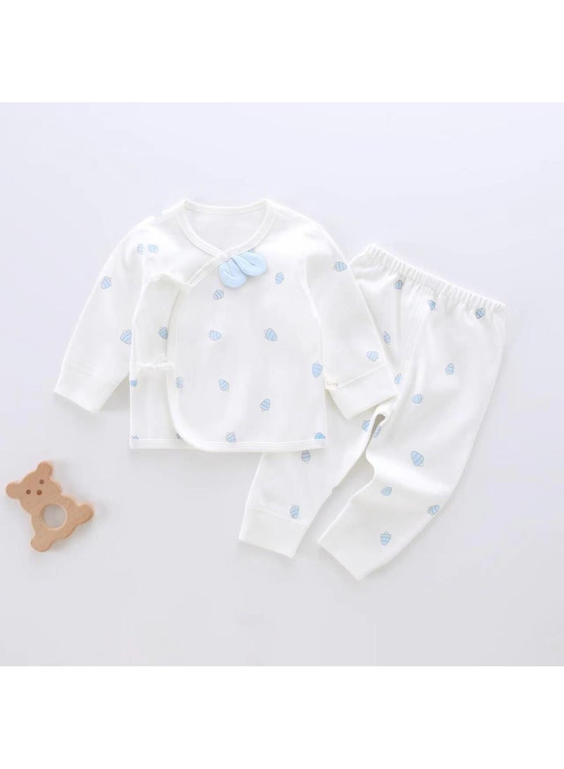 Loquat Baby Summer Lightweight Breathable Soft Sleepwear Two Piece Set