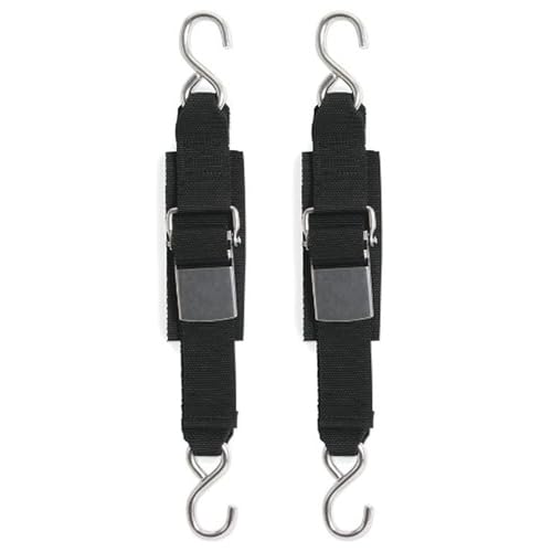 BoatBuckle Stainless Steel Kwik-Lok Transom Tie-Down, 2-Inch x 2-Feet - Image 1