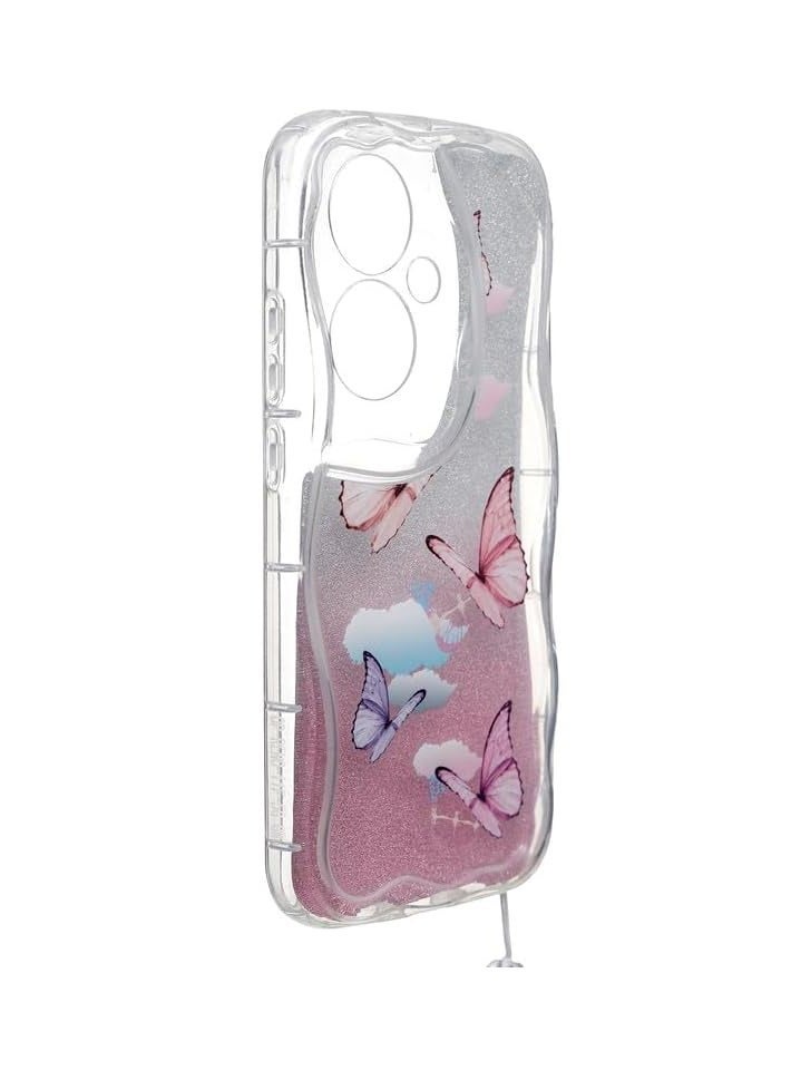 Plastic Back Cover With Series For Oppo Reno 11F , Pink C.f.s.s8-356 - Image 2