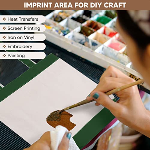 CUSTOMIZE123 Canvas Tote Bag with Handles for Woman, Reusable Cloth Bag for Groceries and Shopping - Blank Cotton Tote Bag, Suitable for DIY Projects – HEAVY DUTY – 16" X 14.5" With 4” Gusset, Green - Image 5