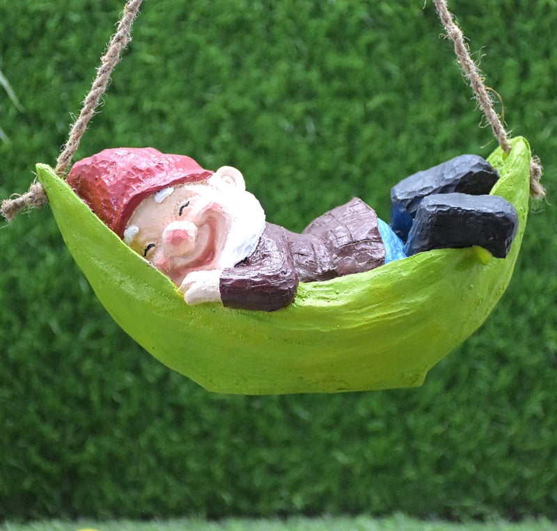 DECZO Poly-Resin Hanging Decor for Garden, Home, Gift (Swinging Genome) - Image 1