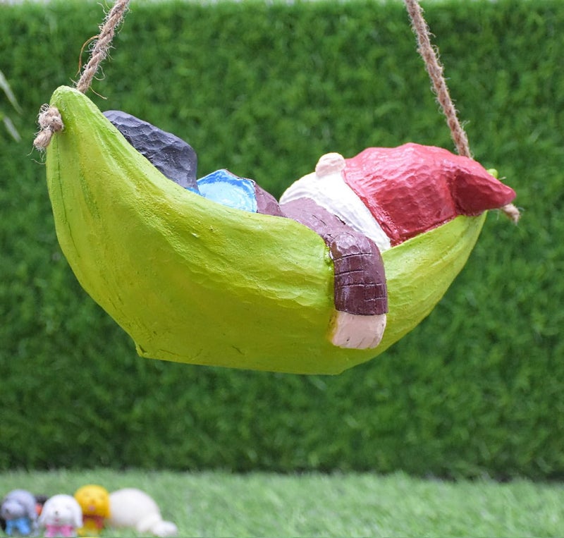 DECZO Poly-Resin Hanging Decor for Garden, Home, Gift (Swinging Genome) - Image 2