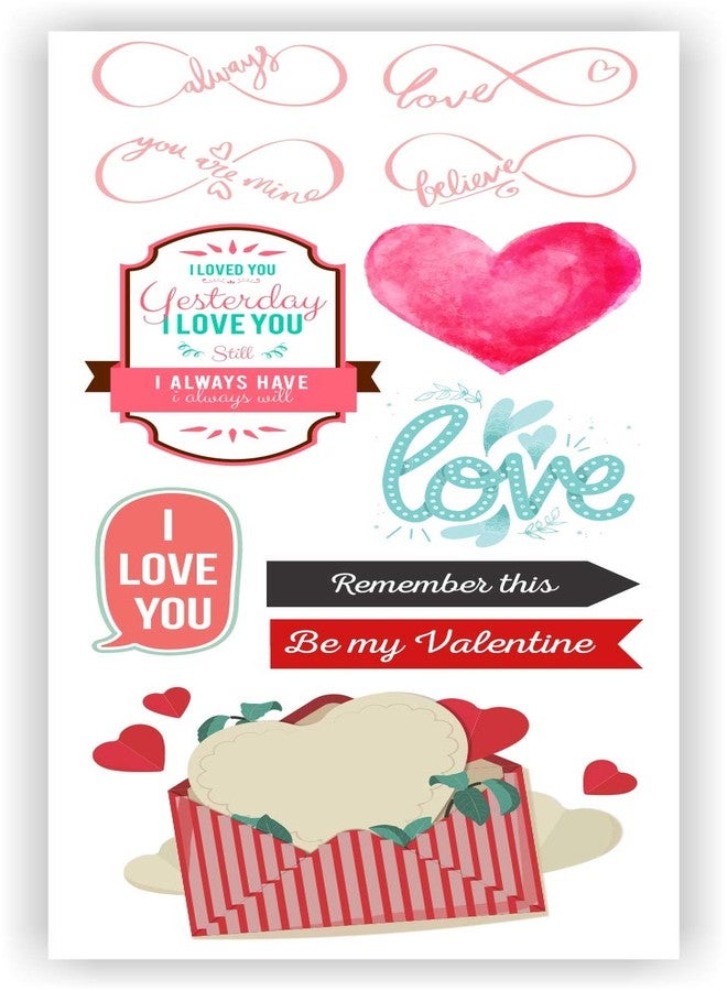 Craftastique Scrapbooking Love Elements & Tags Sheets (4 Sheets,Multicolour) - Image 5