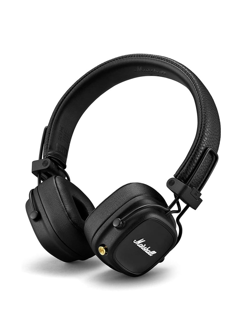 مارشال مارشال ميجور IV القابلة للطي، سلكية/لاسلكية، تعمل لمدة 80 ساعة أو أكثر، لون أسود - Image 1