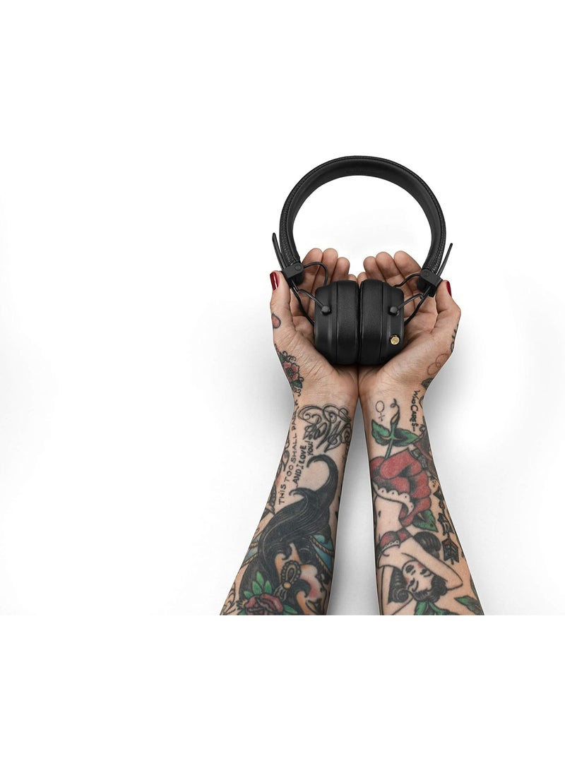 مارشال مارشال ميجور IV القابلة للطي، سلكية/لاسلكية، تعمل لمدة 80 ساعة أو أكثر، لون أسود - Image 4