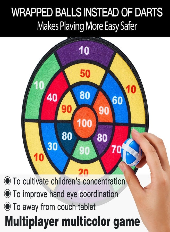 HELLO PAPAYA Magnetic Dart Board - 12Magnetic Darts+12Sticky Balls Or 2 Toy Gun+40 Foam Dart,Fun for Family Game and Party with Friends, Christmas Birthday Gifts Toys for 3-12 Year Old Boys - Image 5