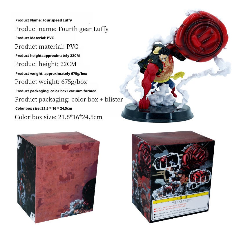One Piece 4th Gear Luffy 25cm PVC Figure - Image 2