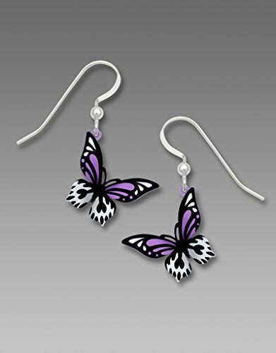 Sienna Sky Bright Violet "Olivia's Butterfly" Drop Earrings 1898 - Image 2