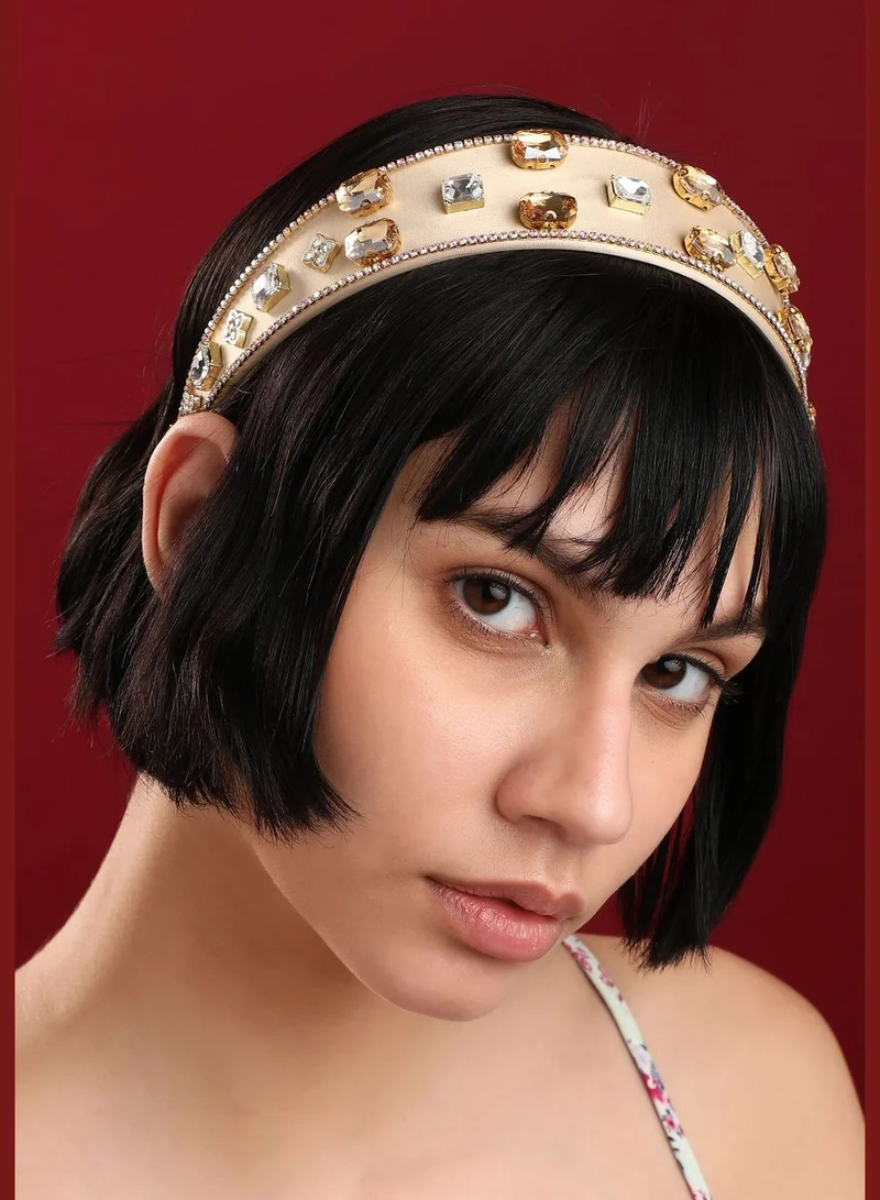 SOHI Trendy Designer Stone Western Wear Hair Band For Women