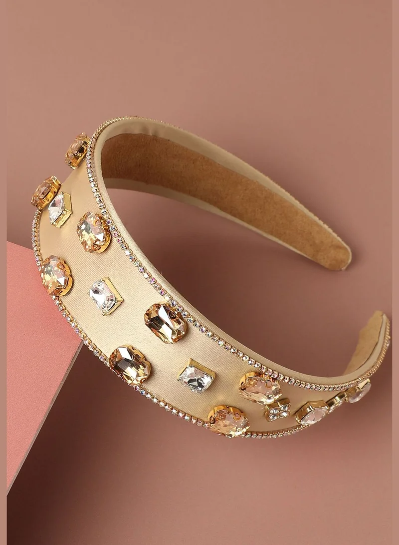 SOHI Trendy Designer Stone Western Wear Hair Band For Women