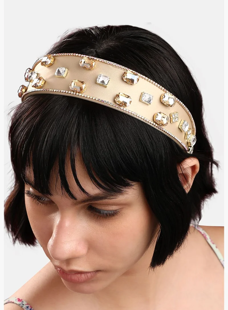 SOHI Trendy Designer Stone Western Wear Hair Band For Women