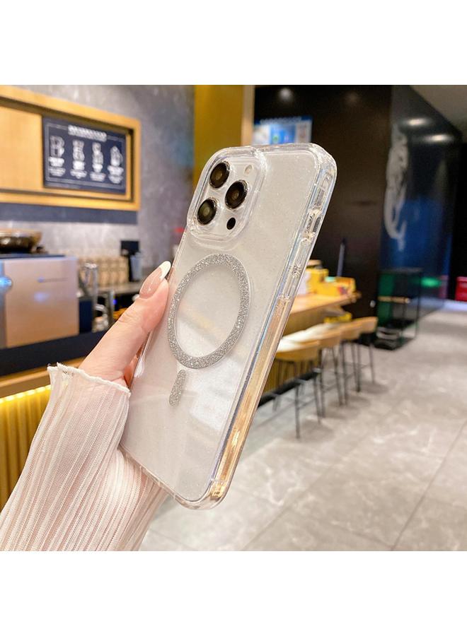 اس-توب جراب هاتف ماج سيف شفاف لامع لهاتف آيفون 14 بلس - Image 5