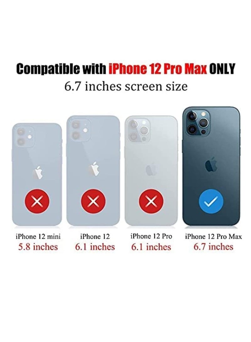ten.tech Ten tech Magnetic Clear Case Designed for iPhone 12 pro max – Compatible with MagSafe Charger, Support Magnetic Car Mount Wireless Charging, Soft Press Buttons Scratch Resistant – ten tech - Image 2