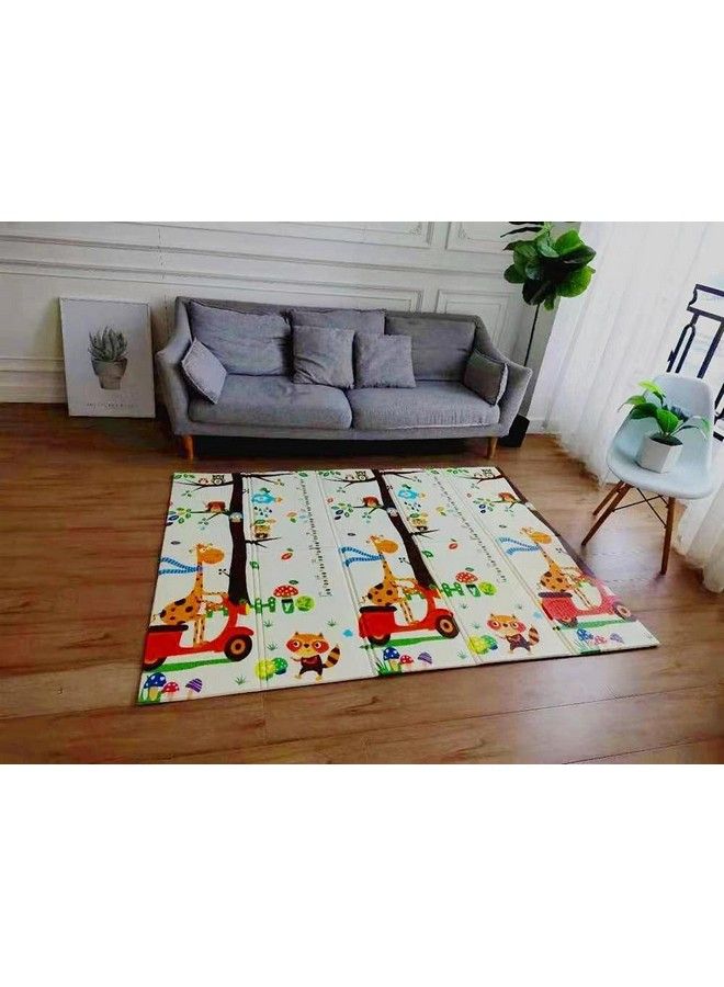 EASY SHOPE Waterproof Extra Large Size Double Side Big Soft Baby Play Crawl Floor Mat For Picnic School Home With Waterproof Portable Outdoor Indoor Use Folding Foam Play Mat (6 X6.5 Ft.) - Image 1
