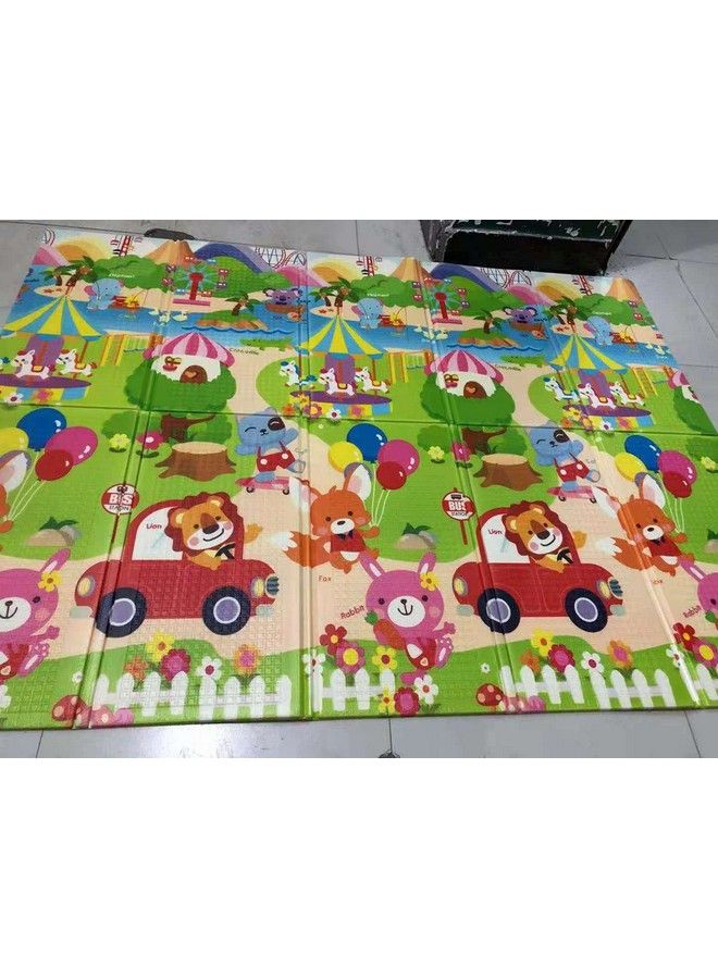 EASY SHOPE Waterproof Extra Large Size Double Side Big Soft Baby Play Crawl Floor Mat For Picnic School Home With Waterproof Portable Outdoor Indoor Use Folding Foam Play Mat (6 X6.5 Ft.) - Image 3