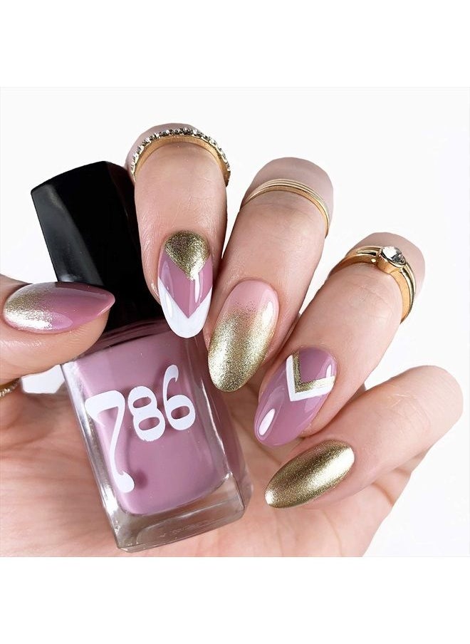 786 Cosmetics Breathable Nail Polish - Vegan Nail Polish, Cruelty-Free, Healthy, Halal Nail Polish, Fast-Drying Nail Polish (Kashmir)  - Image 4