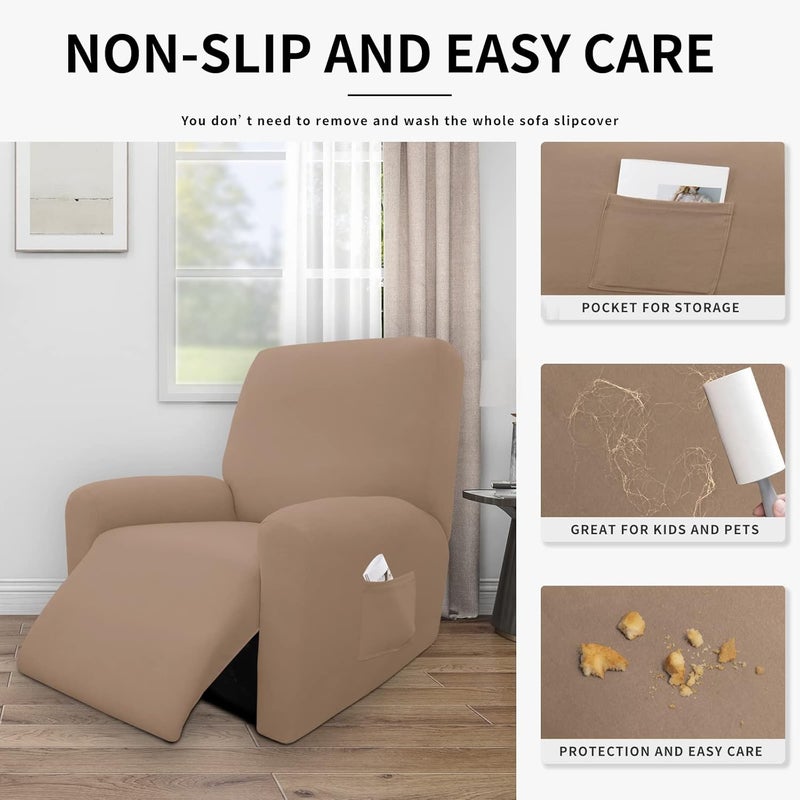 إيزي-جوينج أغطية وسائد الفناء المقاومة للماء من Easy-Going، غطاء فقط 24x24x4 بوصة، عبوة من قطعتين، بديل غير قابل للانزلاق لوسائد الجلوس الخارجية مع سحاب، أحمر عيد الميلاد. - Image 4