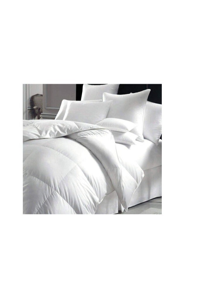 Regency King Size 100% Cotton 233Tc Down Proof Duvet Cotton Blend, White 255X235cm - Image 2