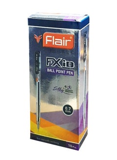 Flair FX ID Ball Point Pen 0.7mm Set of 10 pcs, Black  - Image 2