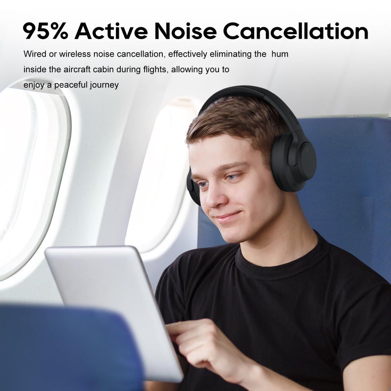 Srhythm NiceComfort 15 (2nd Gen) Hybrid Noise Cancelling Wireless Headphones,Bluetooth 6.0,with Low Latency,Spatial Audio,ENC,120Hrs - Image 2