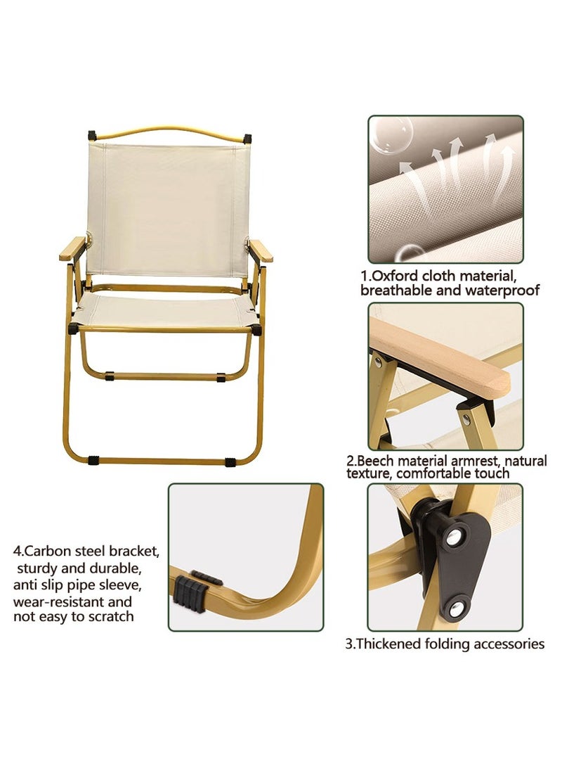 Yolu Outdoor Camping Chair Folding Chairs BBQ Seat Portable Lightweight Garden Chair for Camping, Hiking,Fishing, Beach, BBQ and Picnics  - Image 4