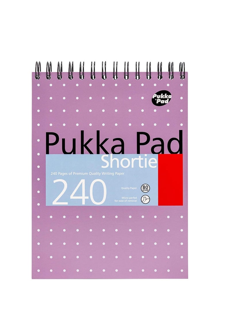 Pukka Pads  A5 80gsm Shortie Writing Pad - Metallic - Image 1