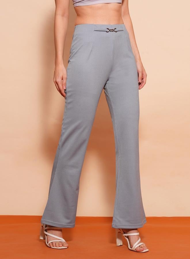 globus Solid High-Rise Stretchy Slim Fit Treggings - Image 3