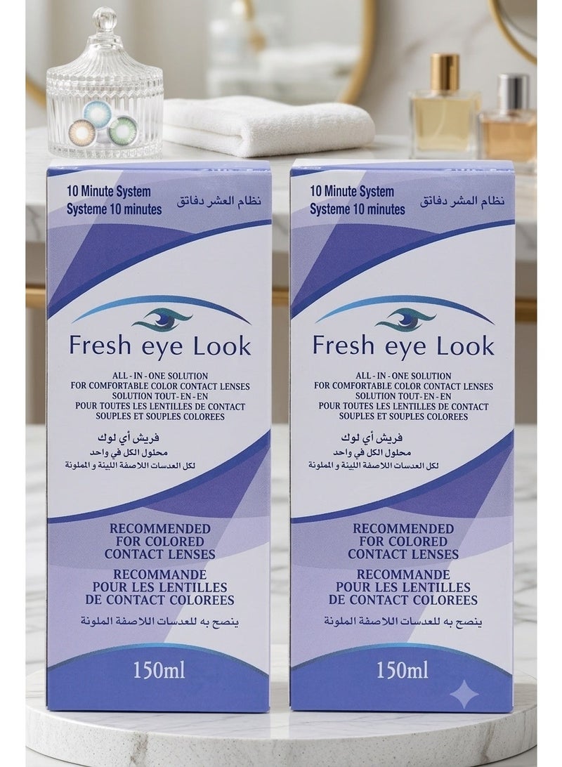 Fresh Eye Look Solution 150 ML 2 Pcs - Image 1