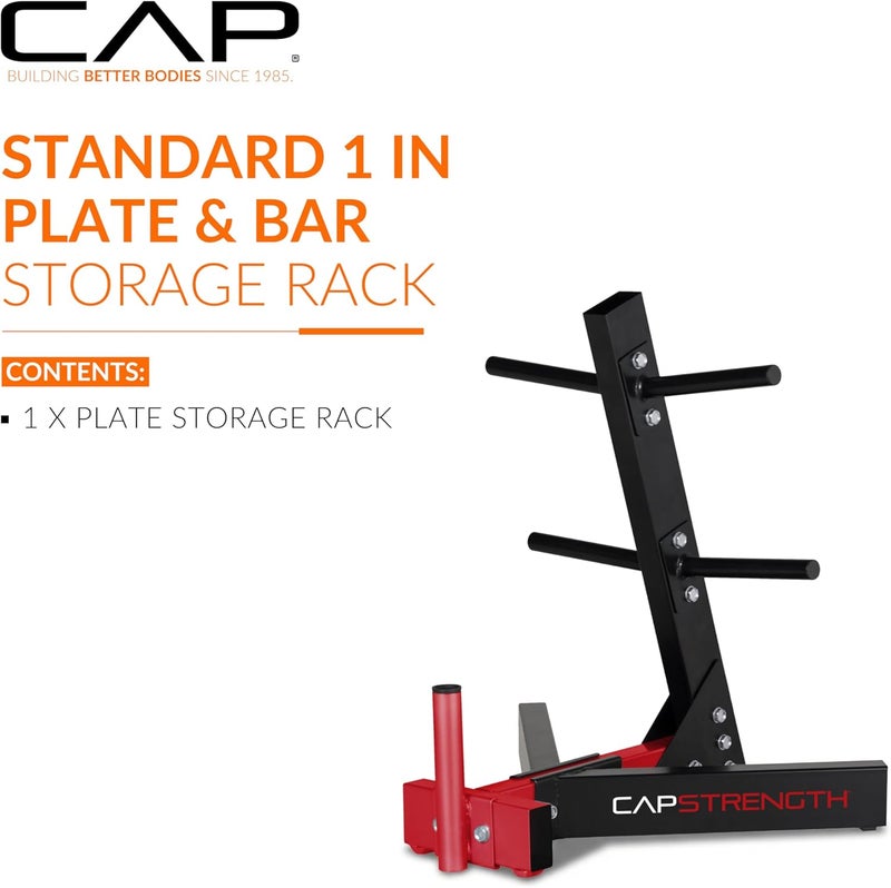 CAP Barbell Weight Plate Rack for 1-Inch Weight Plates - Image 2