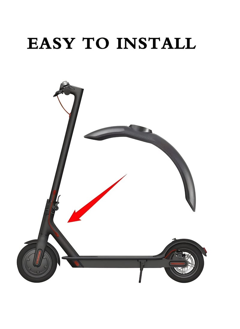 FIRST PRO - Scooter Front Fender Front Mudguard Replacement Accessory Part Compatible for Xiaomi Mijia M365 Electric Scooter - Image 1