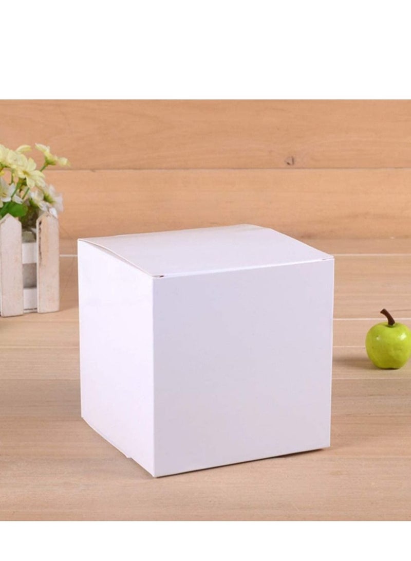 giftex Pack of 50 pieces White Gift Paper Boxes - Image 3