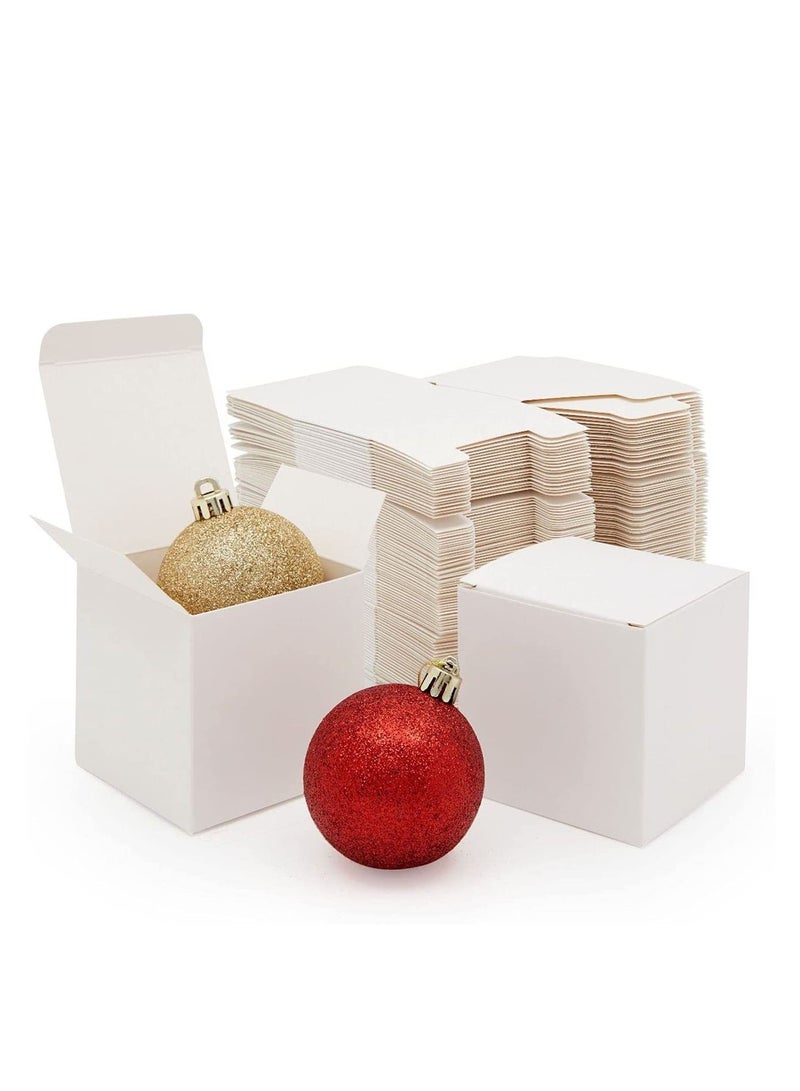 giftex Pack of 50 pieces White Gift Paper Boxes - Image 1