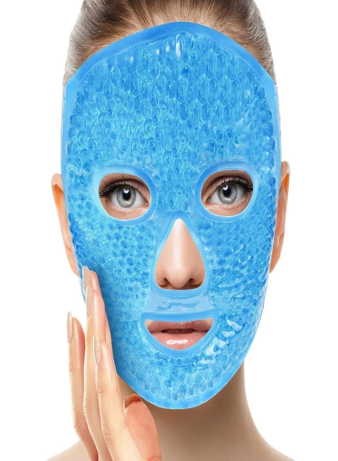 AFPIN- ice face mask | cold face ice mask | Face Eye Mask-Ice Pack Reduce Face Puff, Dark Circles| Beads Face Mask |Hot/Cold Pack With Soft Plush Backing For Woman - Image 1