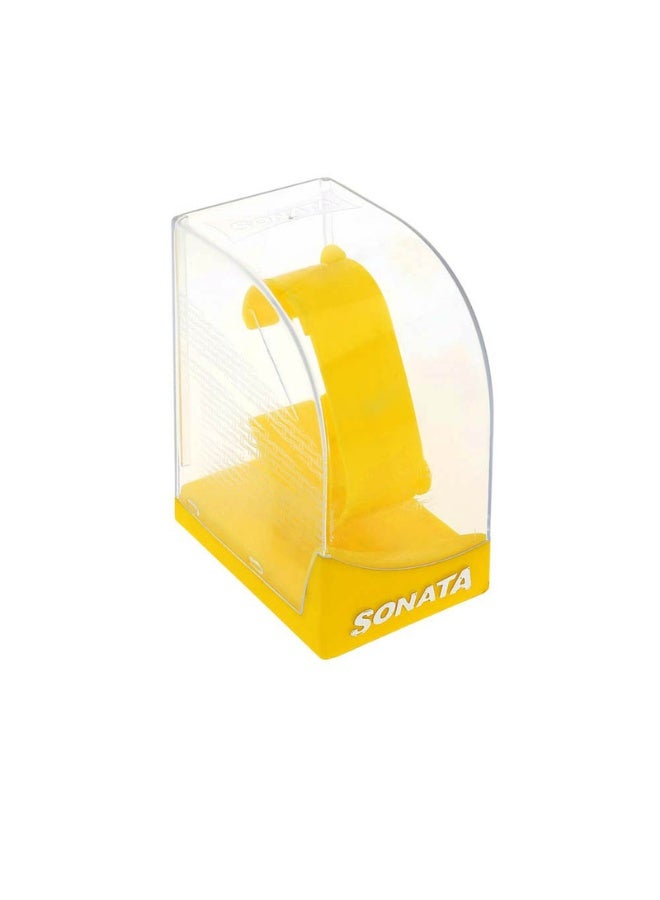 Sonata Men's Analog Watch 7053YM05 – Champagne Dial, Gold-Tone Metal Strap, Quartz Movement, 30M Water-Resistant - Image 5