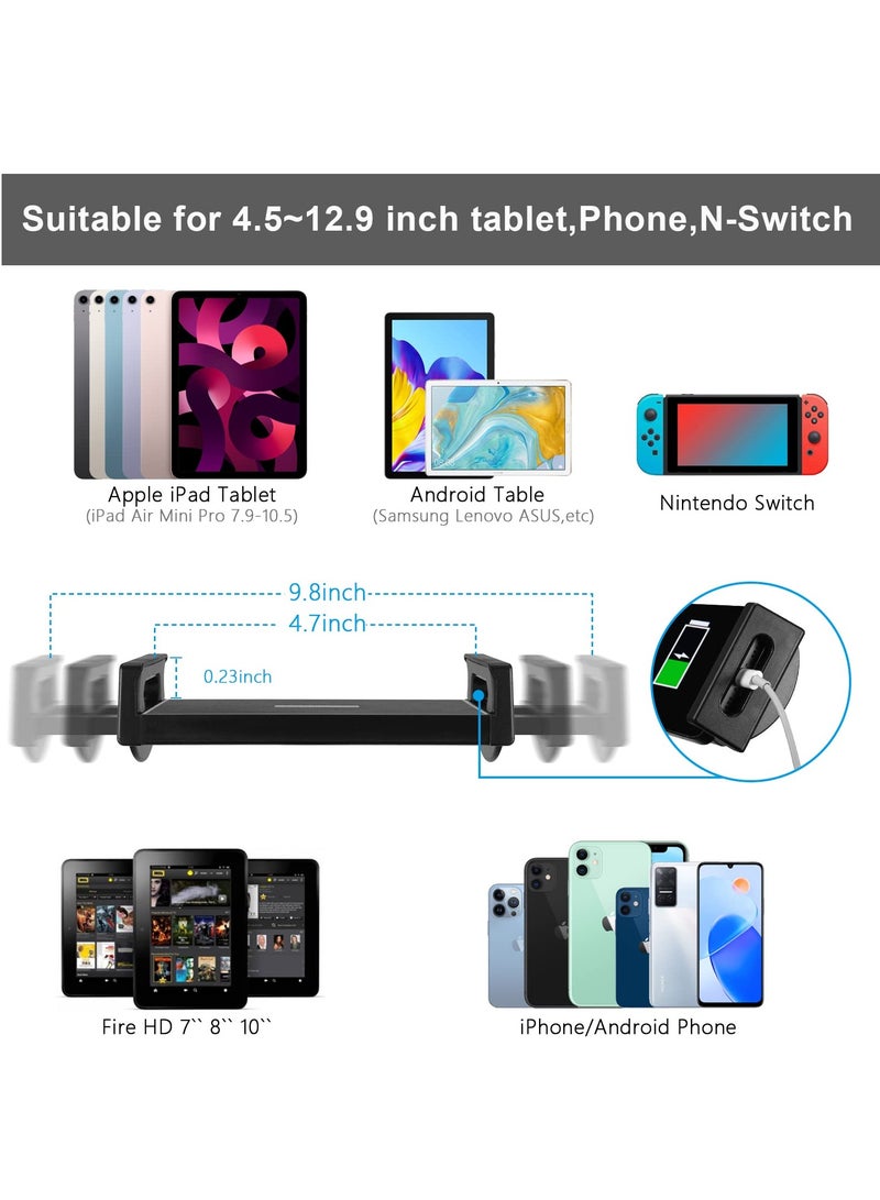 XiuWoo Tablet Floor Stand with Double Weight Base 360-degree Rotatable Metal Tablet Holder with Flexible Gooseneck Holder Long Arm for iPad Mini Air Pro, All Cell Phones iPhone Tablets 4.5-12.9 inch - Image 5