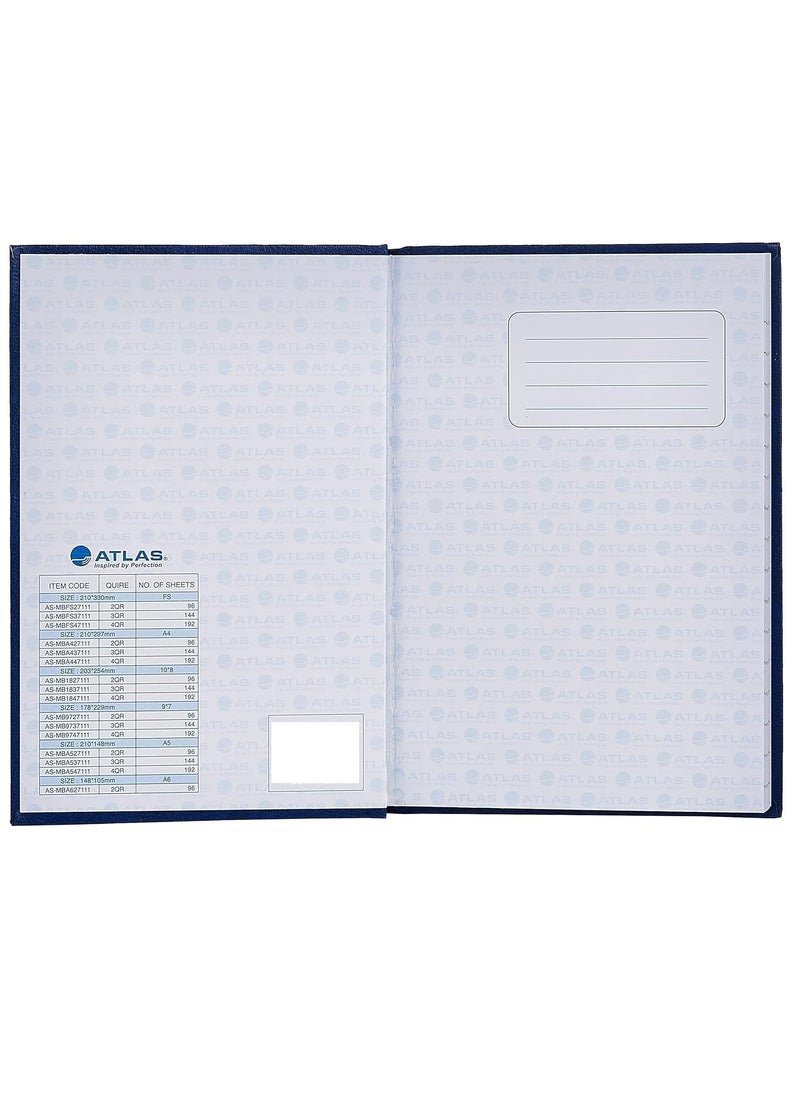 ATLAS Foolscap Size Manuscript Lined Register Book 96 Pages  - Image 3