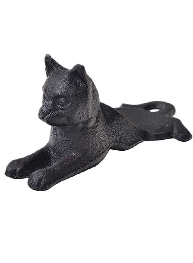 Y&D Cat Shaped Door Locomotion Stopper, Heavy Duty Wedge Stop Doorstop Animal Shape Safety Non- Slip Scratching Works on All Floor Surfaces (1 Pcs)  - Image 1