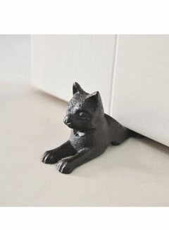 Y&D Cat Shaped Door Locomotion Stopper, Heavy Duty Wedge Stop Doorstop Animal Shape Safety Non- Slip Scratching Works on All Floor Surfaces (1 Pcs)  - Image 4
