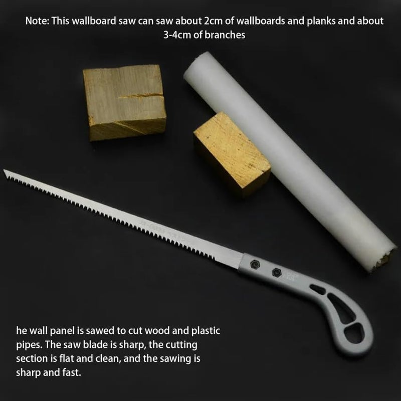 SUNBEET Outdoor Portable Hand Saw, 9 Inch Rugged Blade Hand Saw, Best for Camping, Gardening, Hunting | Cutting Wood, PVC, Bone, Pruning Saw with Ergonomic Non-Slip Handle Design (1 - HAND SAW) - Image 2