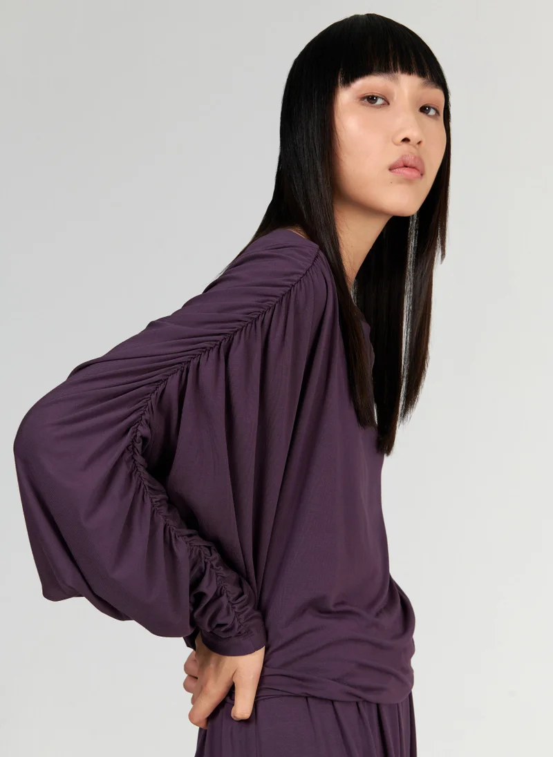 Leem  Asymmetric Batwing Sleeve Dress for Women | Best Price UAE