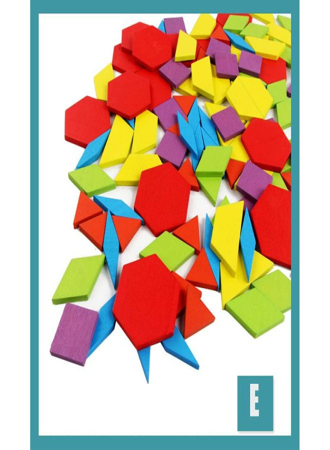 155Pcs Wooden Jigsaw Puzzle Games Montessori Educational Toys - Wooden Puzzle Game - Image 4