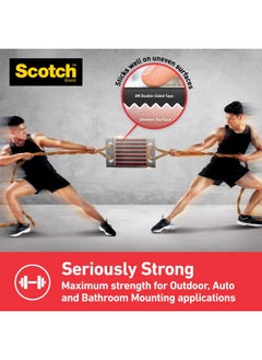Scotch  Scotch 3M Scotch Extreme Double Sided Tape, 1M Holds 6.7Kg, Works On Uneven Surfaces, Weather Resistant, Works On Indoor, Outdoor, Auto Interior Surfaces  - Image 3