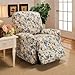 Madison Madison - JER-LGRECL-BLFL Jersey Large Recliner Slipcover, Blue  - Image 2