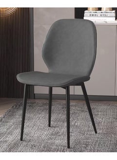 LANNYHOME Jeffcoco Furniture Farbic Modern Design Dining Chair,Comfortable Seat Kitchen Furniture,Grey 1 piece  - Image 1