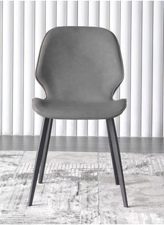 LANNYHOME Jeffcoco Furniture Farbic Modern Design Dining Chair,Comfortable Seat Kitchen Furniture,Grey 1 piece  - Image 3