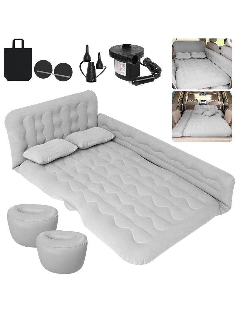 ET-LIFE Inflatable Car Air Mattress - SUV Seat Bed Portable Foldable Car Air Bed for Outdoor Camping Sleeping  - Image 1