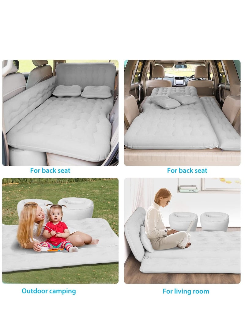ET-LIFE Inflatable Car Air Mattress - SUV Seat Bed Portable Foldable Car Air Bed for Outdoor Camping Sleeping  - Image 5